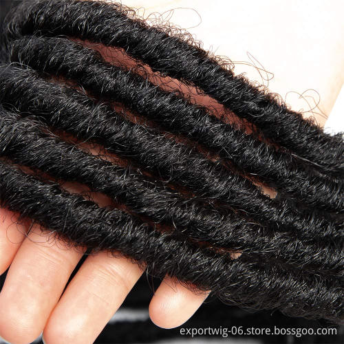 Straight Faux Locs Crochet Hair Extensions Long Faux Locs Hair 20 Inch Solid And Two Tone Color Synthetic Fiber Braiding Hair
